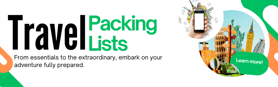 Travel Packing Lists